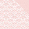 Kaisercraft - Back to Basics Collection - 12 x 12 Double Sided Paper - Pink Damask
