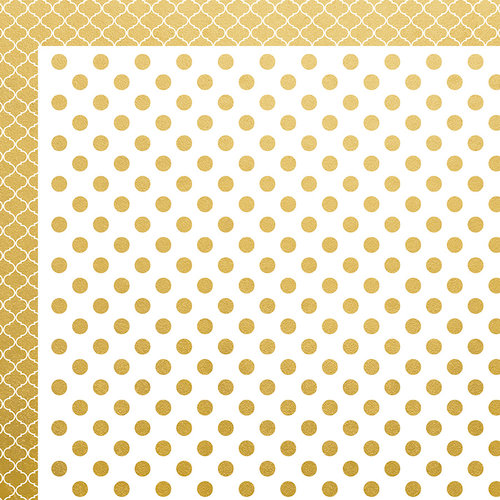 Kaisercraft - A Touch of Gold Collection - 12 x 12 Double Sided Paper - Deluxe
