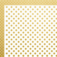 Kaisercraft - A Touch of Gold Collection - 12 x 12 Double Sided Paper - Deluxe