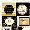Kaisercraft - A Touch of Gold Collection - 12 x 12 Double Sided Paper - Lavish