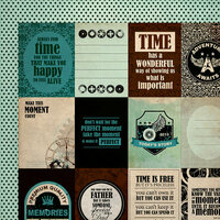 Kaisercraft - Time Machine Collection - 12 x 12 Double Sided Paper - Gadget