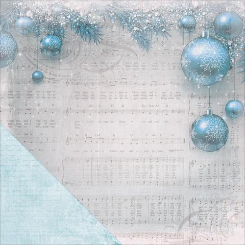 Kaisercraft - Silver Bells Collection - Christmas - 12 x 12 Double Sided Paper - Carol