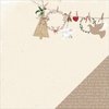 Kaisercraft - Home for Christmas Collection - 12 x 12 Double Sided Paper - Laurel