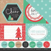 Kaisercraft - Holly Jolly Collection - Christmas - 12 x 12 Double Sided Paper - Sprightly