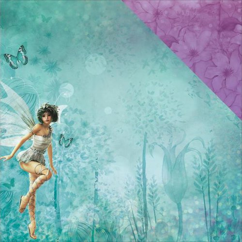 Kaisercraft - Fairy Dust Collection - 12 x 12 Double Sided Paper - Dew Drops