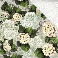 Kaisercraft - Provincial Collection - 12 x 12 Double Sided Paper - Hydrangea