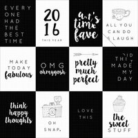 Kaisercraft - My Year, My Story Collection - 12 x 12 Double Sided Paper - Good and Bad