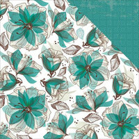 Kaisercraft - Sea Breeze Collection - 12 x 12 Double Sided Paper - Waterlily