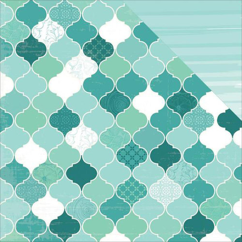 Kaisercraft - Sea Breeze Collection - 12 x 12 Double Sided Paper - Waterfall