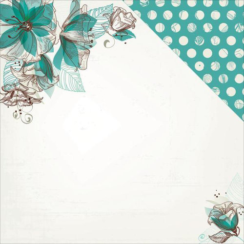 Kaisercraft - Sea Breeze Collection - 12 x 12 Double Sided Paper - Raindrop