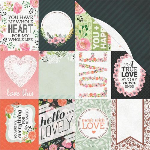 Kaisercraft - True Love Collection - 12 x 12 Double Sided Paper - My Soulmate