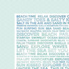 Kaisercraft - Coastal Escape Collection - 12 x 12 Double Sided Paper - Discovery