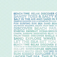 Kaisercraft - Coastal Escape Collection - 12 x 12 Double Sided Paper - Discovery