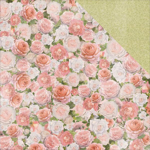 Kaisercraft - Cottage Rose Collection - 12 x 12 Double Sided Paper - Garden