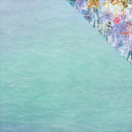 Kaisercraft - Mermaid Tails Collection - 12 x 12 Double Sided Paper - Ripples
