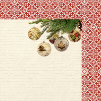 Kaisercraft - Silent Night Collection - Christmas - 12 x 12 Double Sided Paper - Fill the Stockings