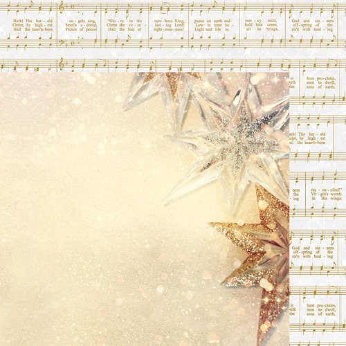 Kaisercraft - Glisten Collection - Christmas - 12 x 12 Double Sided Paper with Foil Accents - Glittering