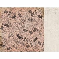 Kaisercraft - Cherry Tree Lane Collection - 12 x 12 Double Sided Paper - Postal