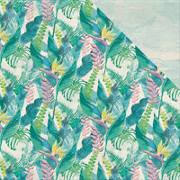 Kaisercraft - Island Escape Collection - 12 x 12 Double Sided Paper - Bird of Paradise