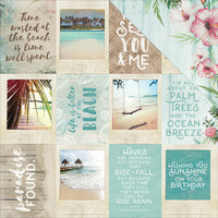 Kaisercraft - Island Escape Collection - 12 x 12 Double Sided Paper - Ohana