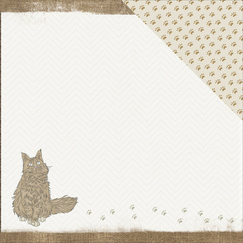 Kaisercraft - Pawfect Collection - 12 x 12 Double Sided Paper - Kitty