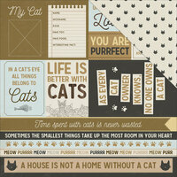 Kaisercraft - Pawfect Collection - 12 x 12 Double Sided Paper - Purr