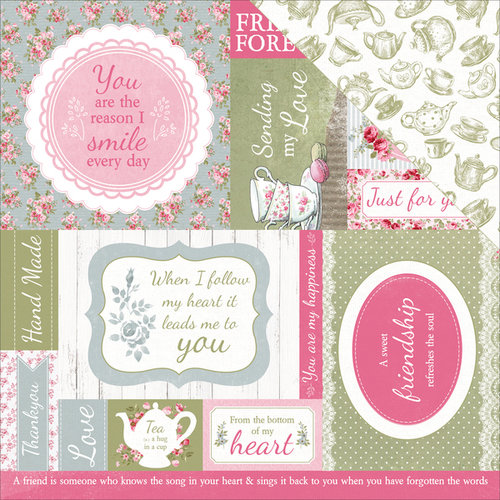 Kaisercraft - High Tea Collection - 12 x 12 Double Sided Paper - Scones