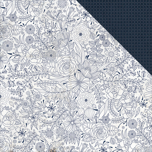 Kaisercraft - Indigo Skies Collection - 12 x 12 Double Sided Paper - Midnight