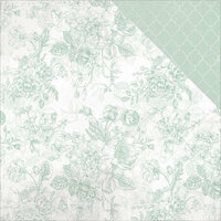 Kaisercraft - Sage and Grace Collection - 12 x 12 Double Sided Paper - Mint