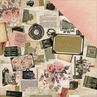 Kaisercraft - Keepsake Collection - 12 x 12 Double Sided Paper - Collage