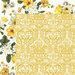 Kaisercraft - Golden Grove Collection - 12 x 12 Double Sided Paper - Gold Dahlia