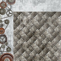 Kaisercraft - Factory 42 Collection - 12 x 12 Double Sided Paper - Ironworks