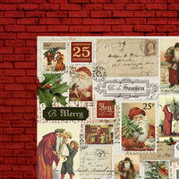 Kaisercraft - Letters to Santa Collection - Christmas - 12 x 12 Double Sided Paper - Santa's Workshop