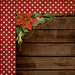 Kaisercraft - Letters to Santa Collection - Christmas - 12 x 12 Double Sided Paper - Poinsettia Garland