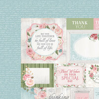 Kaisercraft - Rose Avenue Collection - 12 x 12 Double Sided Paper - Irreplaceable