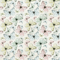 Kaisercraft - Fairy Garden Collection - 12 x 12 Double Sided Paper - Fluttering
