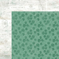 Kaisercraft - Memory Lane Collection - 12 x 12 Double Sided Paper - Jade Jewel