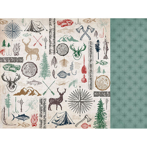 Kaisercraft - Mountain Air Collection - 12 x 12 Double Sided Paper - Outdoors