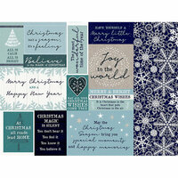 Kaisercraft - Wonderland Collection - Christmas - 12 x 12 Double Sided Paper - Snow Crystals