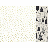 Kaisercraft - First Noel Collection - Christmas - 12 x 12 Double Sided Paper with Foil Accents - Evergreen