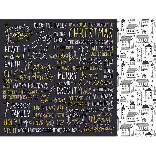 Kaisercraft - First Noel Collection - Christmas - 12 x 12 Double Sided Paper with Foil Accents - Wonderful