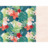 Kaisercraft - Paradise Found Collection - 12 x 12 Double Sided Paper - Tropic Vibes