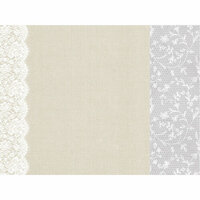 Kaisercraft - Two Souls Collection - 12 x 12 Double Sided Paper - Lace Trim