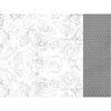 Kaisercraft - Two Souls Collection - 12 x 12 Double Sided Paper - White Rose