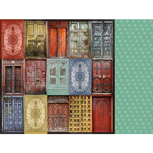 Kaisercraft - Grand Bazaar Collection - 12 x 12 Double Sided Paper - Doorway