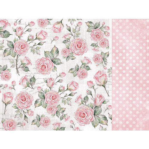 Kaisercraft - Lady Like Collection - 12 x 12 Double Sided Paper - Rose