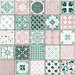 Kaisercraft - Lily and Moss Collection - 12 x 12 Double Sided Paper - Pink Plaster