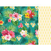 Kaisercraft - Sunkissed Collection - 12 x 12 Double Sided Paper - Pina Colada