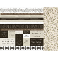 Kaisercraft - Fallen Leaves Collection - 12 x 12 Double Sided Paper - Frosty Field