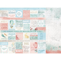 Kaisercraft - Little Treasures Collection - 12 x 12 Double Sided Paper - Mother's Love